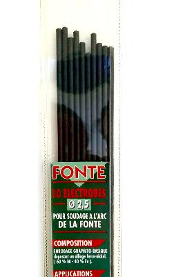 10 Electrodes fonte diag 2.5mm